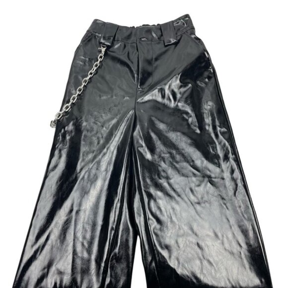 I.AM.GIA Cobain Patent Faux Leather Chain Pant Sz XS - Picture 8 of 13